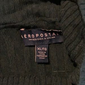 Dark green Aeropostale mock turtle neck sweater